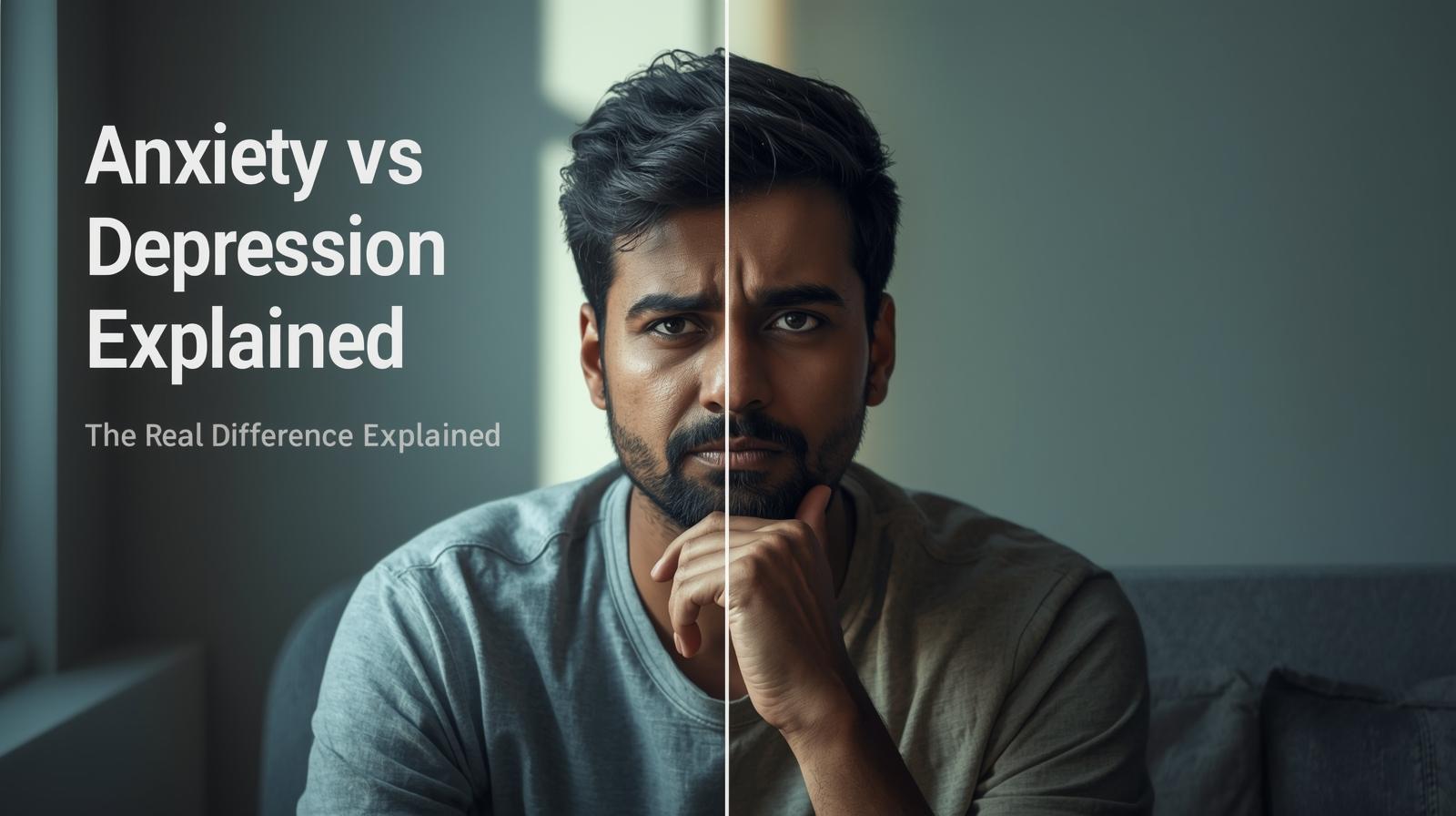 Difference Between Anxiety and Depression