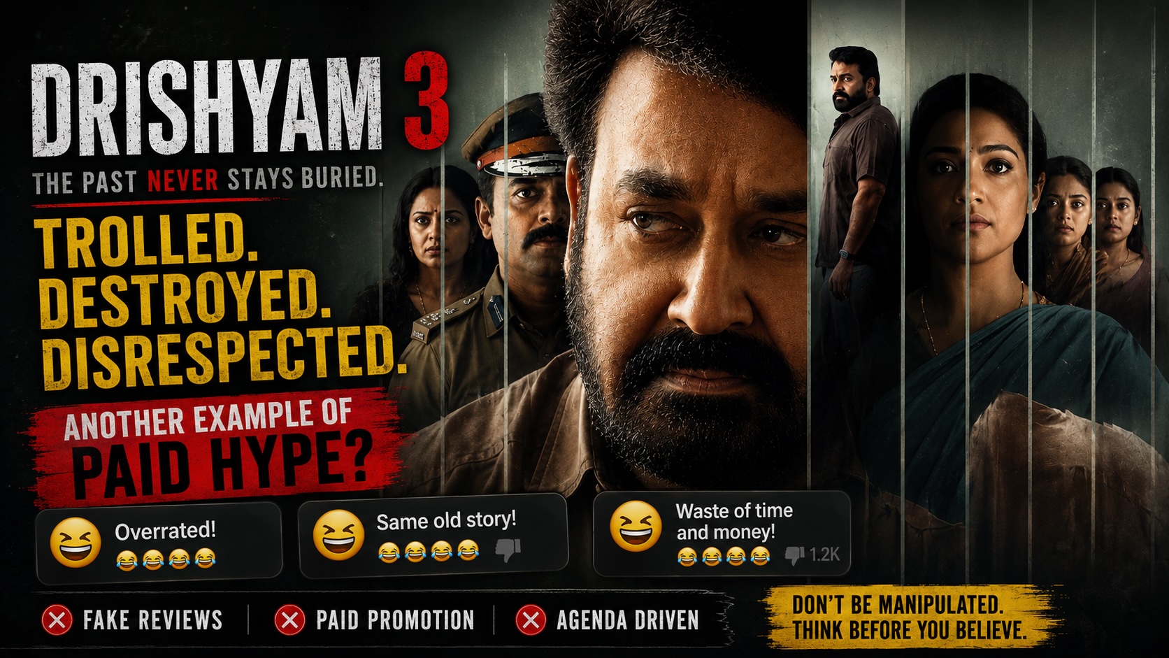Drishyam movie degrading technique