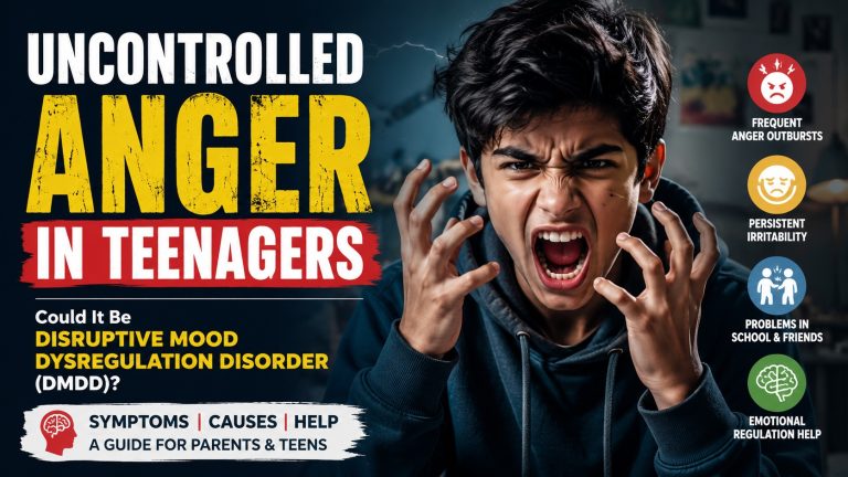 Uncontrolled anger in teenagers